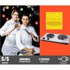 Household Stainless Steel Electric Stove Kitchen Appliance Dual Control Infrared Stove Portable Desktop Burner
