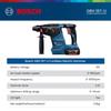 Bosch GBH 187 Akku-Elektrohammer, intelligenter Bohrhammer, multifunktionale bürstenlose Schlagbohrmaschine, APP-Steuerung, keine Batterie