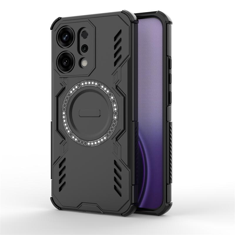 Shockproof Back Cover For Oppo Reno 14 Case For Oppo Reno 14 Pro Magnetic Adsorption Wireless Charge Cover For Oppo Reno 14 Case