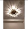 Stilnovo Style 8 Lights Shade Sputnik Chandelier Modern Ceiling Light Fixture Raw Brass