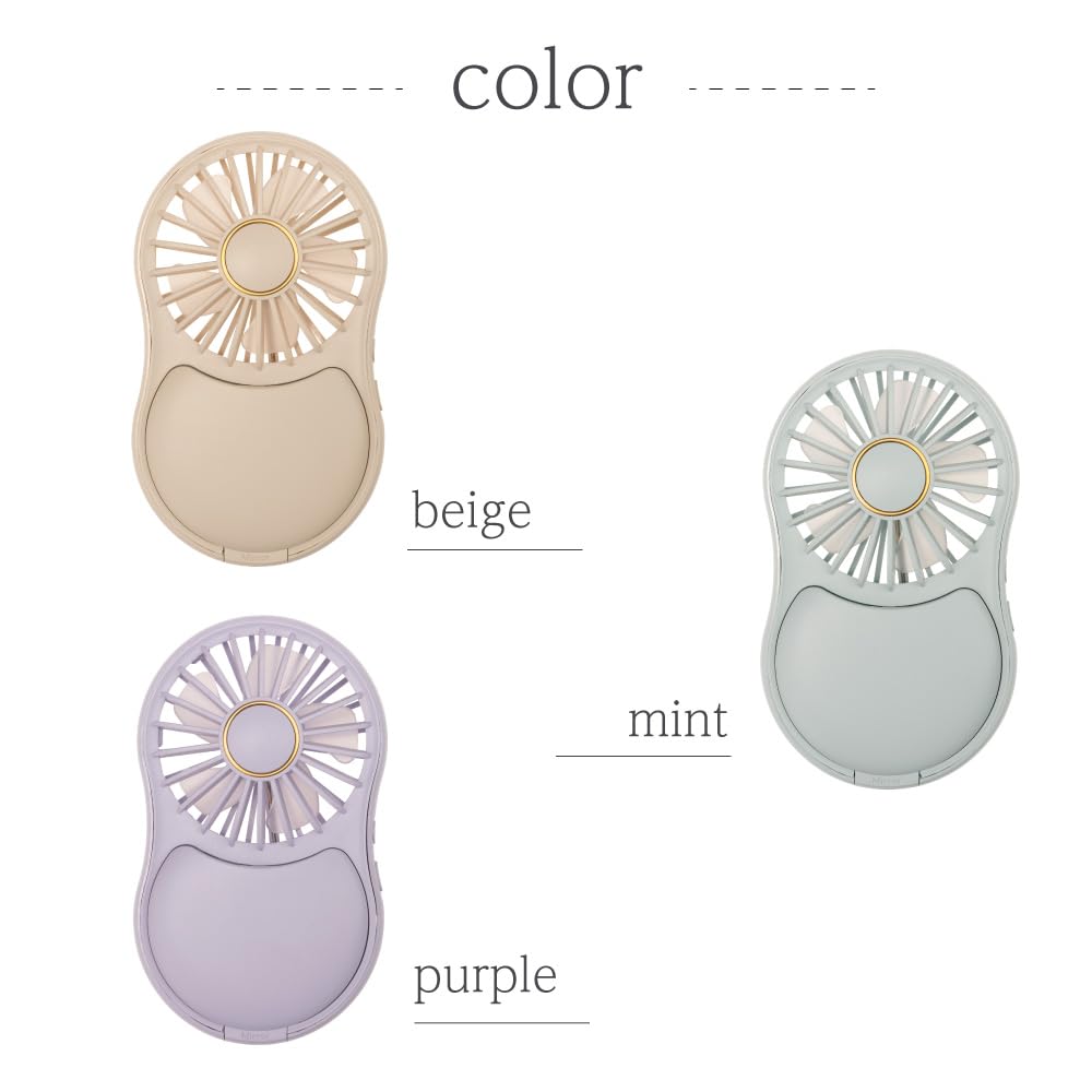Smaly Mirror Handy Mirror Makeup Mirror Portable Fan Fan, Purple, YNG-MF180, Fan, Small, Handheld, Fan,