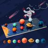 Wooden Puzzles Toy Solar System Eight Planet Cognition Matching Jigsaw Board Puzzle Kids Thinking Game Educational Learning Gift