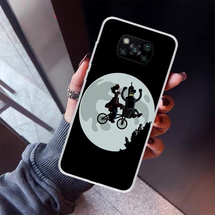 

Cartoon F-Futuramas Phone Case For Xiaomi Poco X7 X6 X5 Pro F7 Ultra Redmi 15C 15 13 13C 12 12C 10 10A 10C 9 9A 9C 9T Shell Poco Redmi 12C