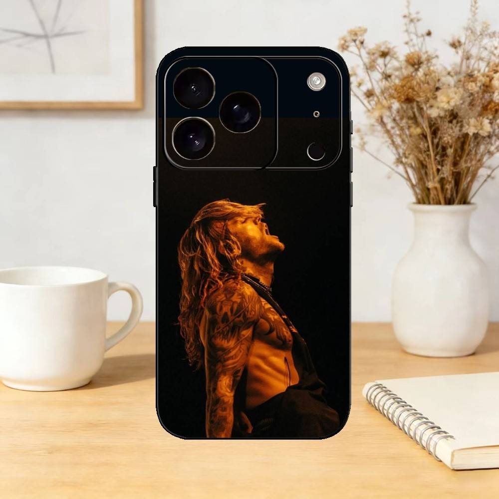 

Singer N-Neffexs Grateful Phone Case For iPhone 17,16,15,14,13,12,11 Plus,Pro,Max,Mini Silicone black Soft Cover iPhone14Plus