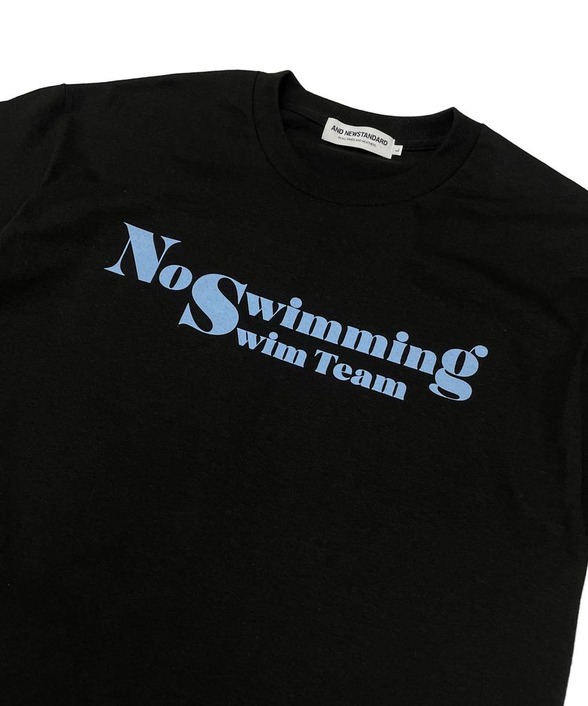 AND NEWSTANDARD No Swimming Swim Team T-Shirt (Black)