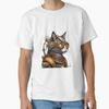 Steampunk Style Cat Classic Tshirt Made In Usaaus Tshirt S2xl