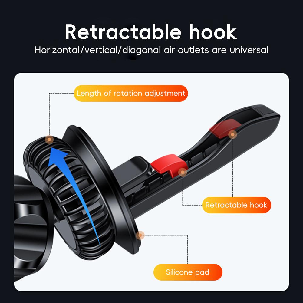 Magnetic Phone Holder Compatible With MagSafe Car Mount for iPhone 14 13 12 Car Air Vent Clip Cellphone Mount Phone Bracket