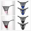 Sexy pánské spodní prádlo Jockstrap Tanga G Strings Krajka Patchwork Kalhotky Erotické spodní prádlo Spodní kalhotky Gay Spodní prádlo Klubové oblečení