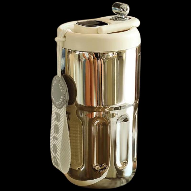RELEA 410ml 316L Stainless Steel Thermos Coffee Mug with Temperature Display