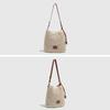 Knitted Hollow Out Women'S Bucket Shoulder Bag Large Capacity Female Beach Crossbody Bags Seaside Travel Ladies Tote Handbags