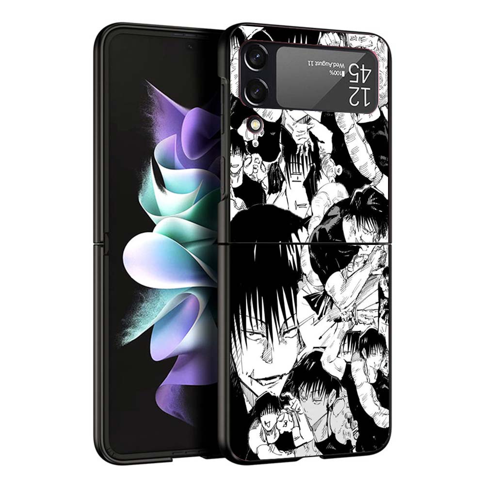 JusuKaisen Fushiguro Toji Phone Case For Samsung Galaxy Z Flip7 Flip6 5G Flip5 Flip4 Flip3 ZFlip 7 6 3 4 5 Shockproof Back Cover