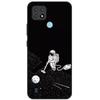 Para OPPO Realme C21Y Capa Série COOL Preto Capa de Silicone Macia para Cases de Telefone Realme C21 C25 C25s Protetora Realmi C 21 Y Capa