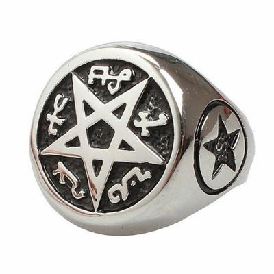 Fashion Jewelry Punk Men's Domineering Five-pointed Star Nightclub Bracelet