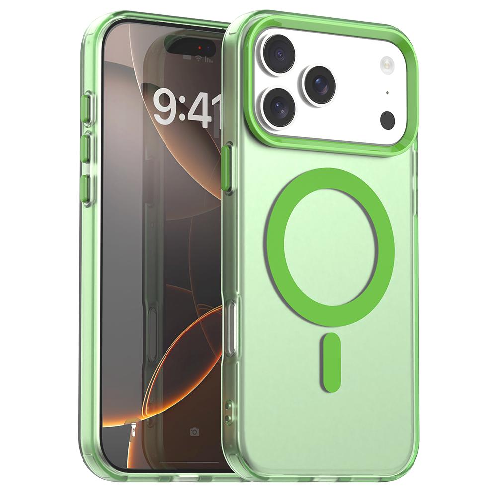 Candy Matte ForMagsafe Case ForiPhone 17 Air 17Promax 16 15 14 Pro Max Plus 13 12 11 16E SE4 17Pro Transparent Rugged Cover