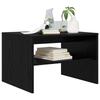 Coffee Table Black Oak Look 60 x 50 x 40 cm Engineered Wood