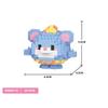 Lovely Animal Sphere Nanobrick Micro Diamond Block Panda Duck Elephant Penguin Dog Fox Build Brick Frog Owl Wolf Rabbit Cow Plaything