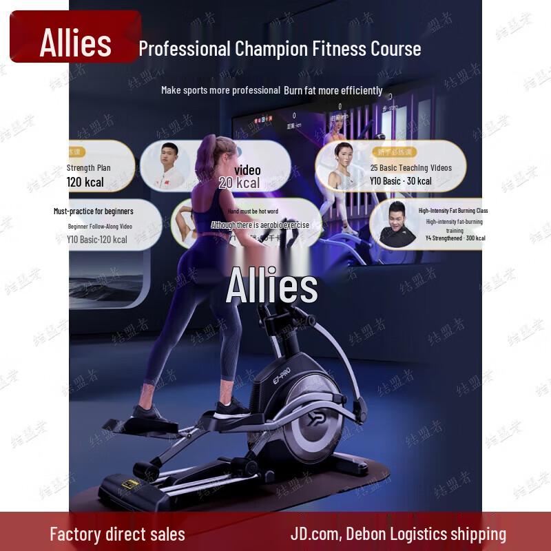 Ally E7-PRO Elliptical Trainer & Climber CN plug (adapter included)