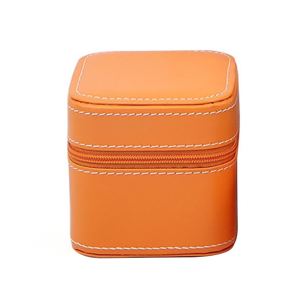 PU Leather Watch Box with Removable Cushion Portable Wristwatch Display Case Square Watch Packaging Box Watch Packaging Box