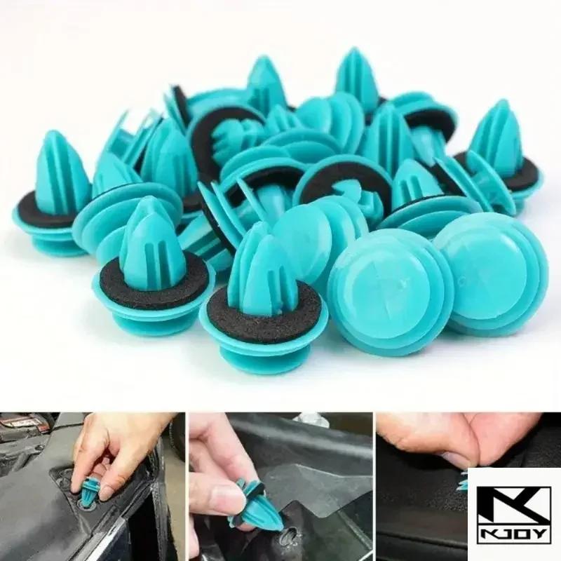 kkjoy 10/300PCS Auto Fastener Clips Rivet with Seal Ring Interior Parts suit for various cars