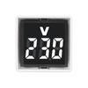 LED Square Voltmeter 220V/230V Voltmeter Portable Voltage Measurement Monitor