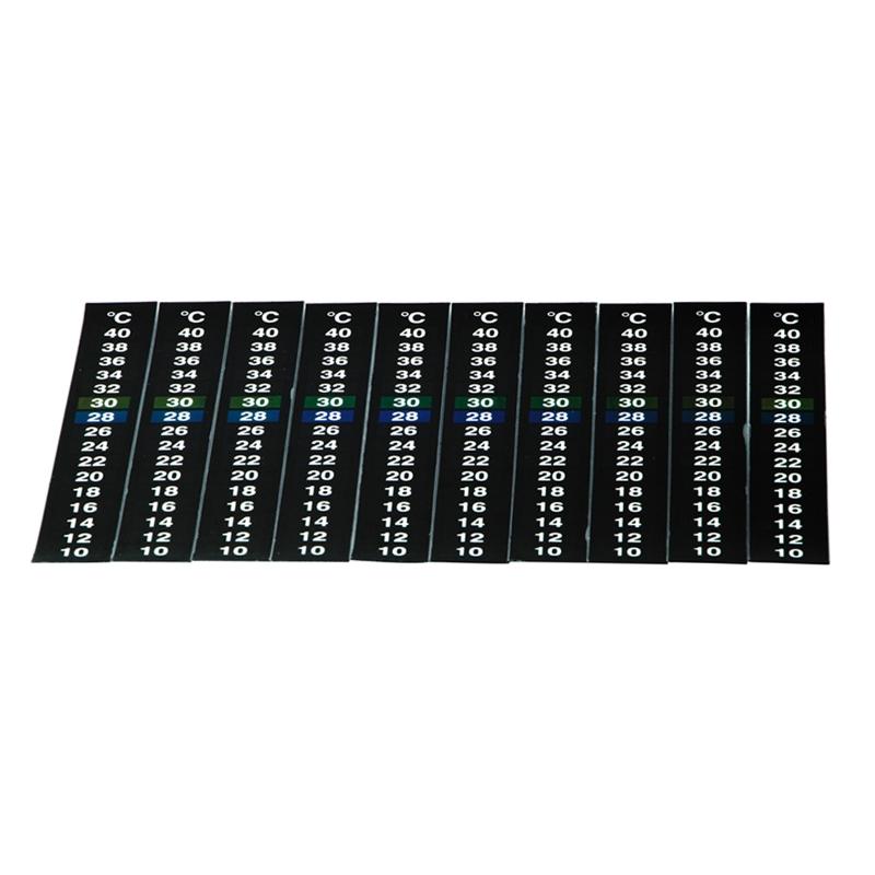 Brewing Thermometer Strip Adhesive Strip Thermometer Aquarium Thermometer Sticker Thermometer Sticker for Fish for Tank