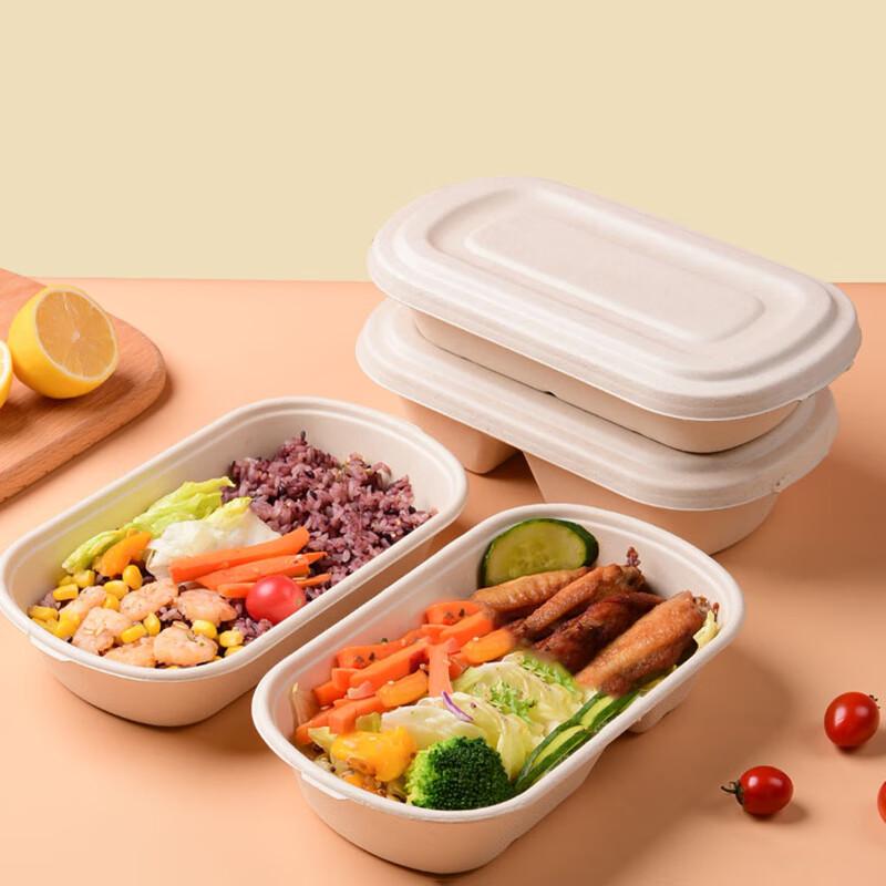 Pabei 700ml Biodegradable Bagasse Takeout Box