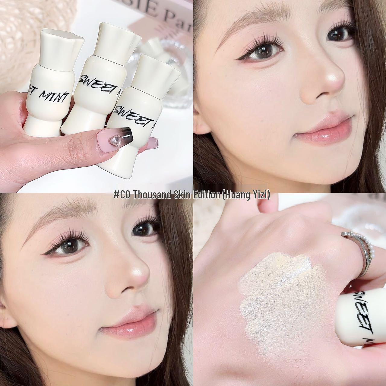 Сладкая Мята Безупречная Легкая База под Макияж - Дышащая, Увлажняющая, Полупрозрачная и Шелковистая для Ежедневного Использования