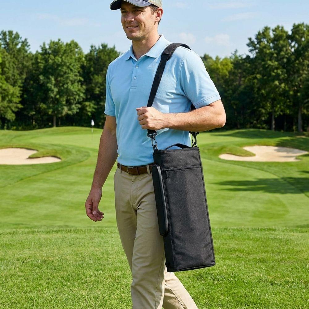 Large Capacity Golf Cooler Bag Leak-proof Wine Cooler Carrier Beverage Insulation Bag  Camping