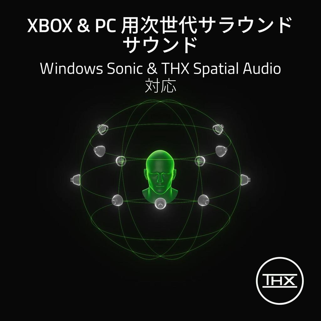 Razer BlackShark V3 for Xbox Wireless Gaming 2nd Generation HyperSpeed 2nd Generation TriForce Titanium 50mm HyperClear Battery Compatible with and