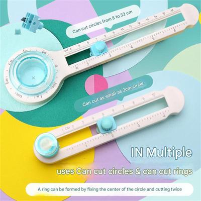 KW-TRIO Circle Paper Cutter Wielofunkcyjne narzędzia do cięcia papieru Scrapbooking Karty Cutter Do nauki w domu Biura
