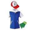 3Pcs/Set Anime Outfit Role-Playing Costume Ash Fans Jacket Gloves Hat Set Daily Wear Parties Festivals