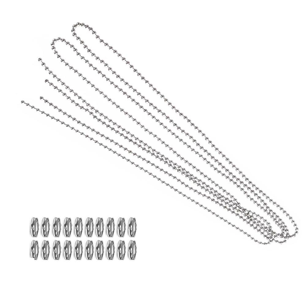 2pcs Pull Chain Kit For Wall Lamp Ceiling Fan Light Fixture Bedside Lamp Rope Replacement Buckle Hardware Chain