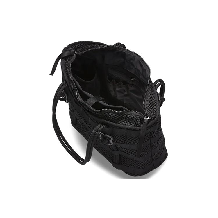 Nike Air Tote Bag Large Capacity Polyester Tote Bag , Shopping Bag , Shoulder Bag , Handbag Unisex Pure Black (Unisex) Shoulder Bags CU2607 010
