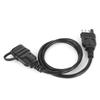 32in Wire Plug 4 Pin Flat Extension Cable Male Female Connector for RV Trailer Accessories