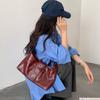 Niche Design Underarm Bag Women's Large-capacity Handbag New High-end Textured Soft Leather Women's Shoulder Bag