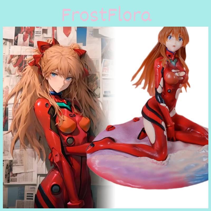Neon Genesis Evangelion Asuka Langley Soryu Sitting Posture Figurine Model Anime