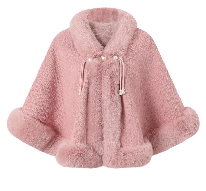 Stola a mantella in pelliccia da sposa invernale - Cardigan bianco per matrimonio o damigella d'onore.
