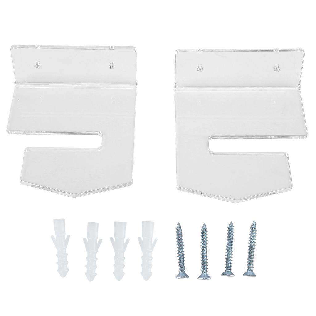 Väggmonteringsskena med skjutplatta Akryl Hållbar Skateboard Vägghängare för Hem