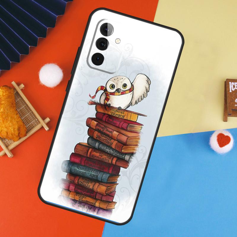 

Read Books illustration Case For Samsung Galaxy A14 A34 A54 A55 A35 A15 A73 A53 A33 A23 A13 A12 A32 A52 A51 Cover Samsung A34 5G