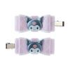 Sanrio (SANRIO) Sanrio Bangs Clip Quilt Ribbon Hair Clip Kuromi Kuromi-chan Kuromi 2.5 X 5.5 X 0.7cm Character 027294 SANRIO