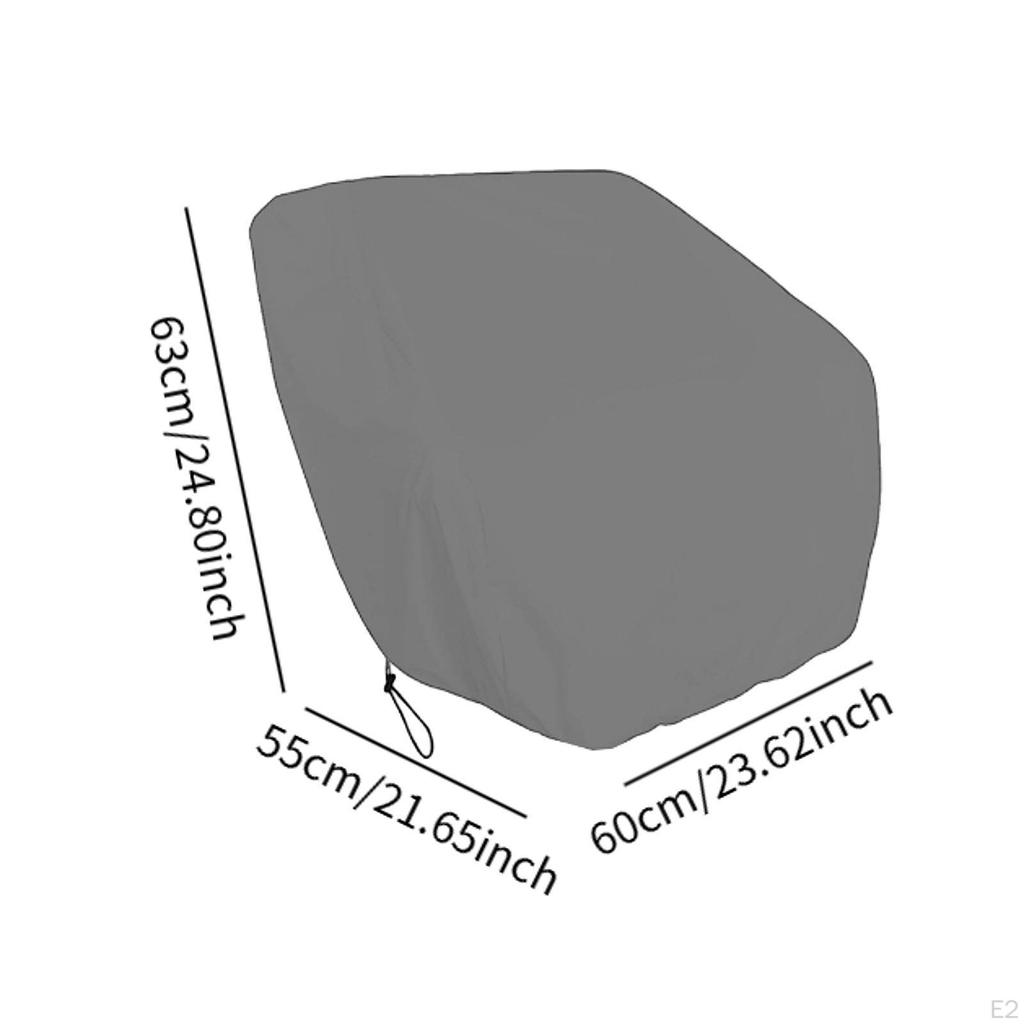 Boat Seat Cover Chair Oxford Cloth Elastic Fastening Yacht Fishing Chairs Bench