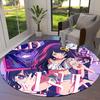 Oshi No Ko Round Area Rug,Carpet Rug for Living Room Bedroom Sofa Playroom Decor,Non-slip Floor Mat