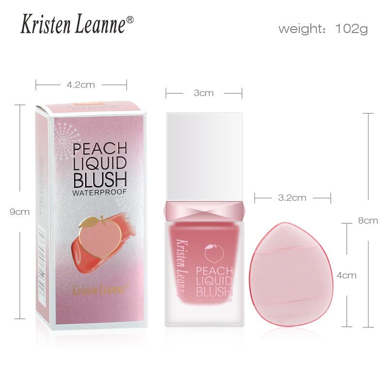 Kristenleanne Dazzling Liquid Blush Long Lasting Matte Velvet Fine Rouge Look