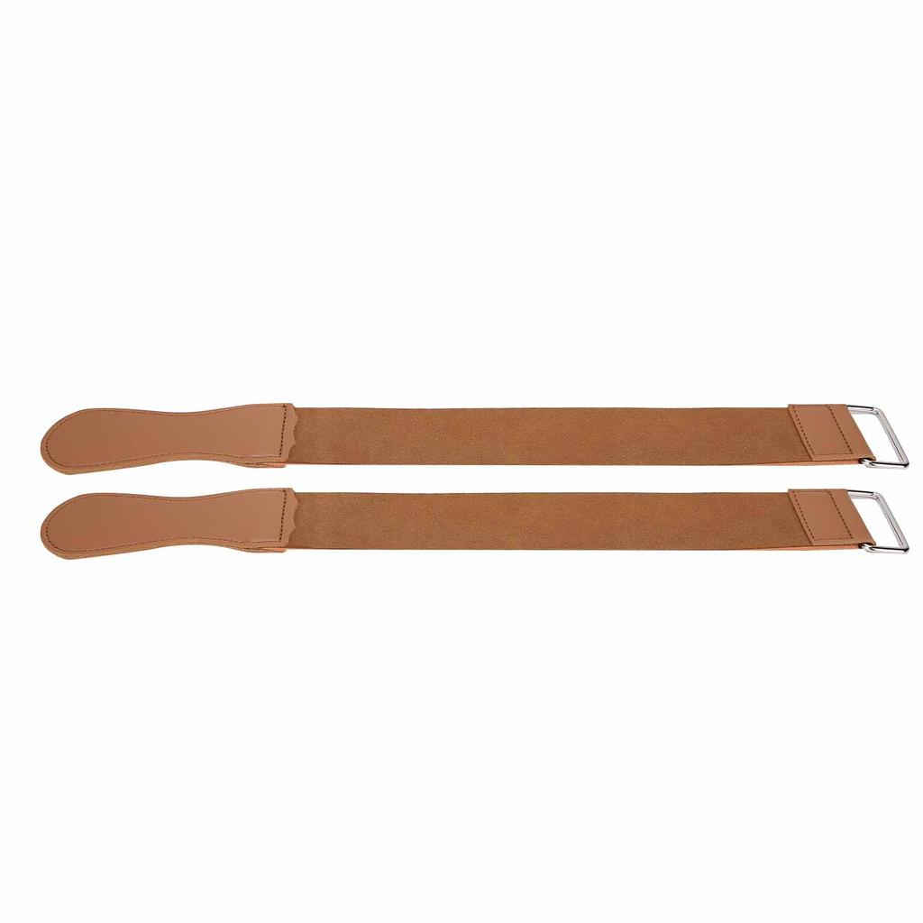 2 pièces rasoir droit Strop Double couche barbier rasoir affûtage rasoirs droits Strop ceinture