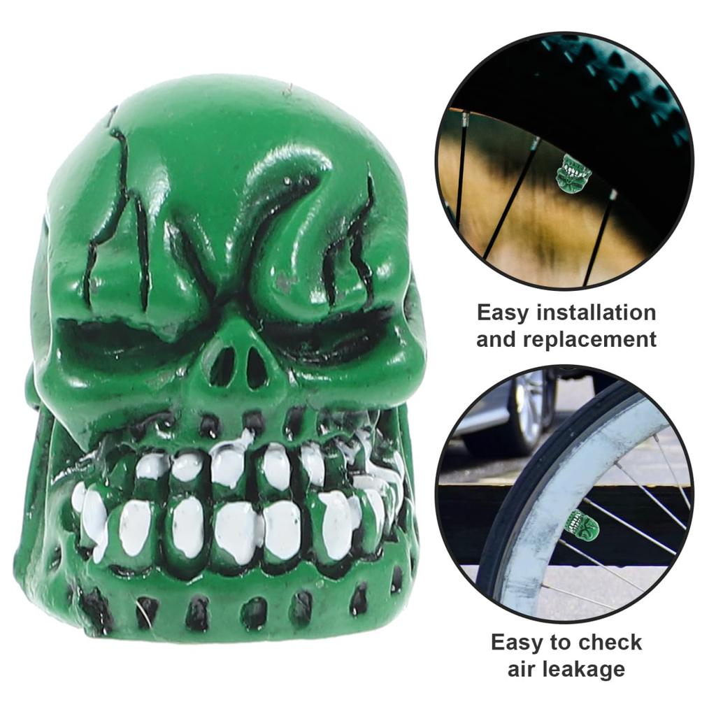 KALLORY 4 st Ventilkåpor Däck Biltillbehör Universella Däckventilhattar Nyhetsventilhattar