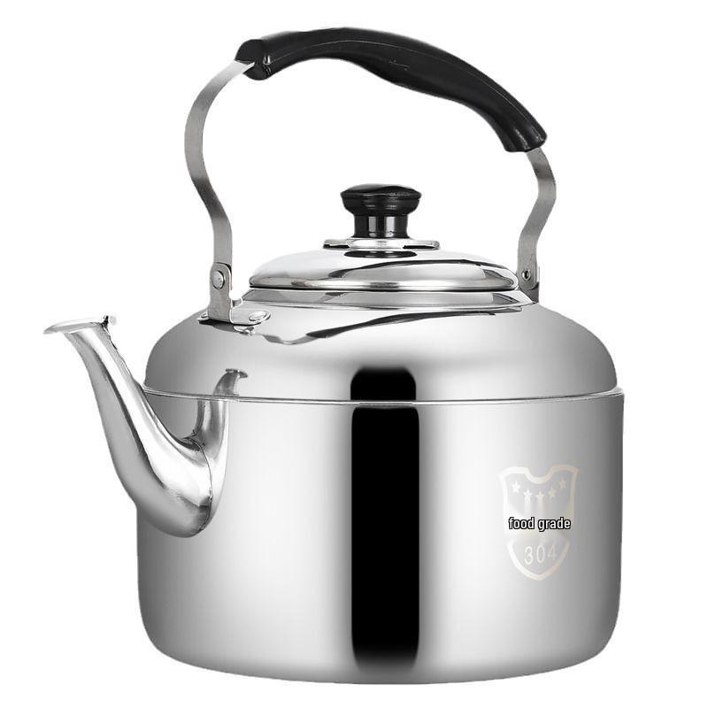 Stainless Steel Large-Capacity Whistling Kettle for Gas Stove - Electric Teapot & Water Boiler for Home