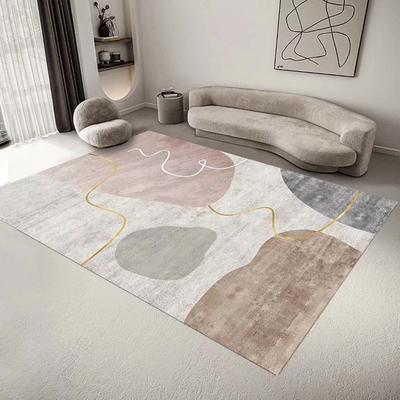 Tappeti Soggiorno Stile Lusso Nordico Tappeti da Area Tappeto Comodino Camera da Letto Decorazione Casa Tappeto Salotto Tappetino Antiscivolo Moderno per Pavimento