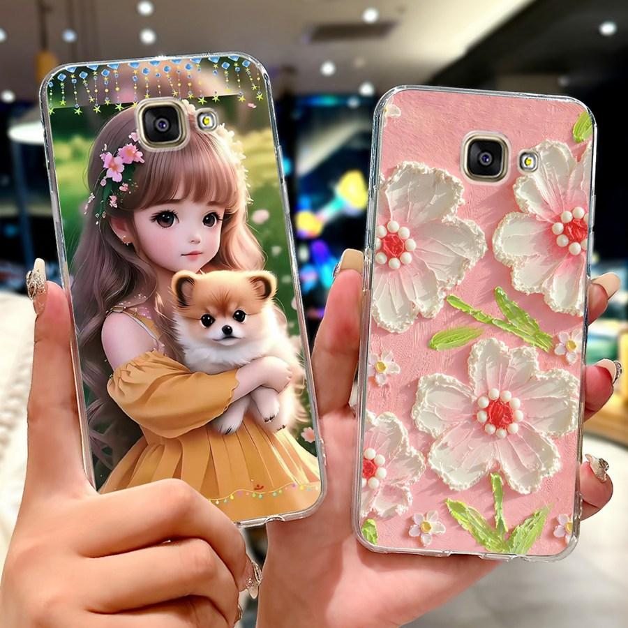 Für Samsung A3 2016 Hülle Galaxy A3 2017 Rückseite Cartoon Dünn Weiches Silikon Funda für Samsung A310F A320F Stoßfest Capa