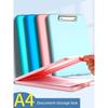 Test Paper Storage Box Organize Fantastic Transparent Good-looking Junior High School Student Exam Test Paper Clip Vertical Folder Thickened Folder