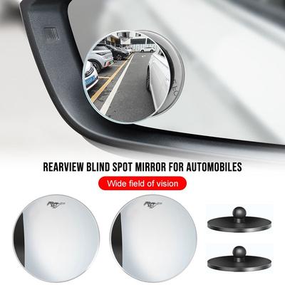 2 Peças Espelho Retrovisor de Ponto Cego Ajustável 360 Graus para Focus 2 3 mk3 Fiesta Ranger Mondeo Mustang Transit Fusion Kuga
